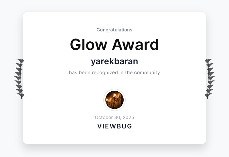 Світлина Evening City Light отримала нагороду  Glow Award